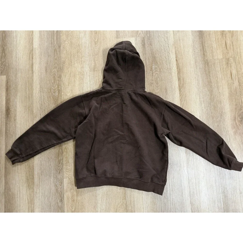 Vintage Y2K Disney Fairies Tinkerbell Brown Purple Hoodie Girls Size 10-12